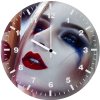 harley quinn cosplay portrait gc wall clock