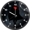 superman red eye bat signal 0l wall clock