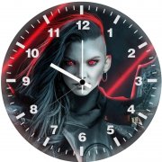 natalie dormer as grail 6p wall clock
