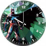 batman polygon artwork u8 wall clock