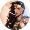 wonder woman comic fanart pi wall clock