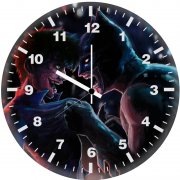 batman joker danger fm wall clock