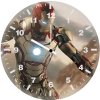 iron man hovering no wall clock