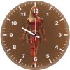 lady deadpool red and reckless lj wall clock