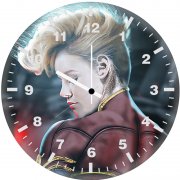 brie larson captain cc wall clock