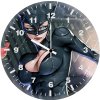 catwoman and harley quinn kg wall clock