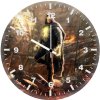 the black adam dwayne johnson 7x wall clock