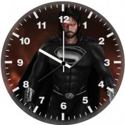 black superman ig wall clock