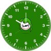 joker illustrator mo wall clock