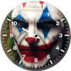 joker closeup art um wall clock
