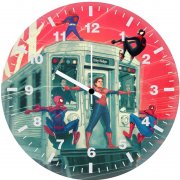 spider verse again up wall clock