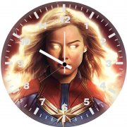 captain marvel brie larson xj wall clock