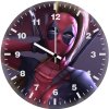 lady deadpool lt wall clock
