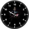 incredible lady captain america 5k wall clock
