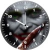 smile for me pu wall clock