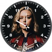 captain marvel canvas dy wall clock