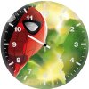 spiderman black red dd wall clock
