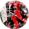 deadpool fanmade art mb wall clock