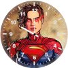 sasha calle supergirl short hair nu wall clock