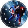 dc superman look up in wall clock