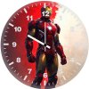 marvel mightiest iron man sx wall clock