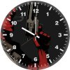 hellboy gun art 5o wall clock