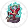 joker madness xl wall clock