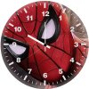 spider man closeup n0 wall clock