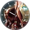 iron man closeup art ju wall clock
