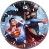artwork batman superman fight qj wall clock