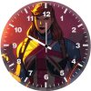 captain carter sketch art 9n wall clock