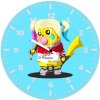 harley quinn pokefusion fn wall clock