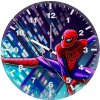spiderman 4kart e4 wall clock
