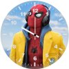 spiderman listening music dv wall clock