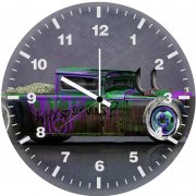 joker motorcar qa wall clock