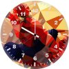 low poly spiderman art bs wall clock