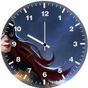batgirl artworks ao wall clock