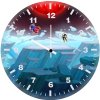 black adam x superman lp wall clock