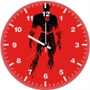 flash artwork x0 wall clock