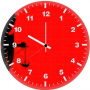 batman beyond red os wall clock