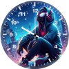 miles morales stand against crime hs wall clock