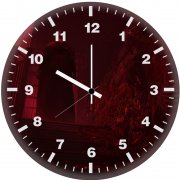 batman darkest night stairway lj wall clock