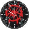 spiderman logo minimal 8c wall clock