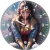 wonder woman might and grace pw wall clock
