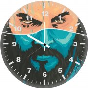 aquaman artwork fr wall clock