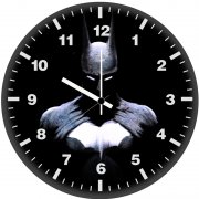 batman in dark 1n wall clock