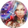 harley quinn arts p9 wall clock