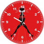 spiderman music nu wall clock