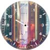 spiderman city buildings v4 wall clock