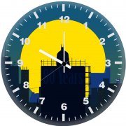 batman 80 years 2a wall clock
